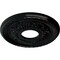 Ekena Millwork Palmetto Ceiling Medallion (Fits Canopies up to 4 7/8"), 12 1/8"OD x 3 1/2"ID x 1"P, Black Pearl CM12PMBPS - alternate 2